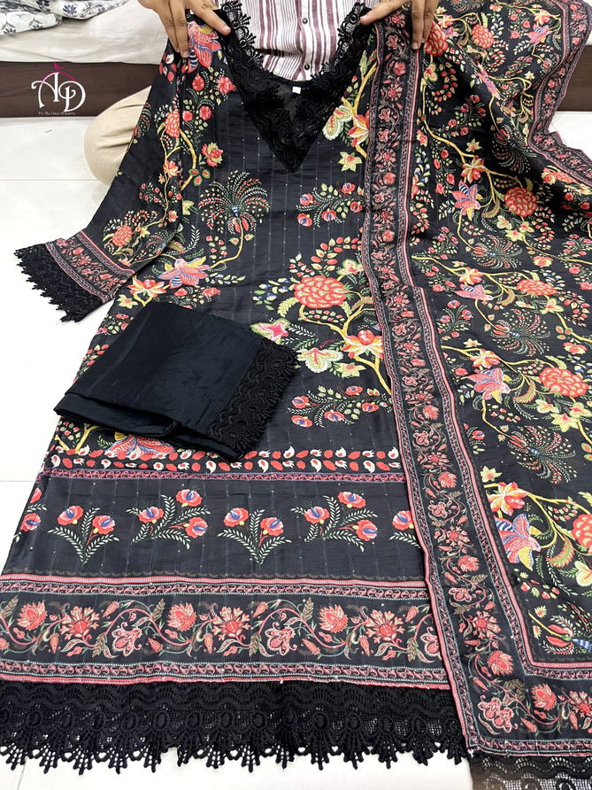 Akshar Black Digital Printed Pakistani Suits Catalog